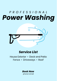 Power Washing Professionals Flyer Image Preview