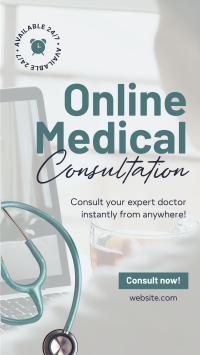 Expert Online Doctor Instagram Reel Image Preview