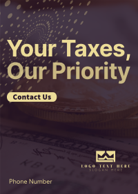 Tax Assurance Poster Design