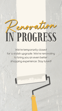 Renovation In Progress Instagram reel Image Preview