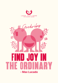 Finding Joy Quote Poster Image Preview