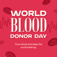 World Blood Donation Day Linkedin Post Image Preview
