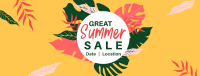 Great Summer Sale Facebook Cover Design