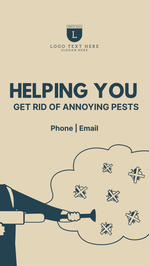 Get Rid of Pests Instagram Story Design Image Preview