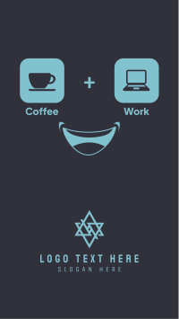 Coffee + Work Facebook Story Design