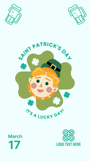 Saint Patrick Lucky Day Facebook story