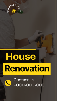 House Renovation Instagram Story Design