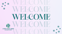 Gradient Sparkly Welcome Animation Image Preview