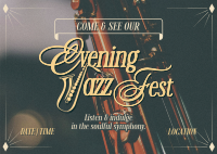 Jazz Fest Music Postcard Preview