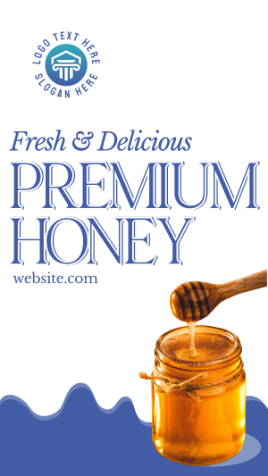 Organic Premium Honey Facebook story Image Preview