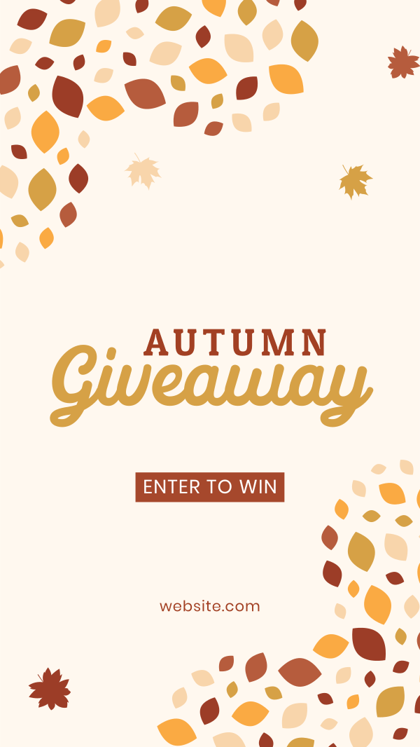Autumn Mosaic Giveaway Instagram Story Design Image Preview
