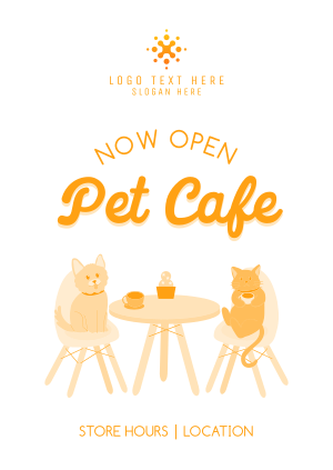 Pet Cafe Opening Poster Image Preview