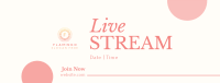 Live Stream On Facebook Cover Design
