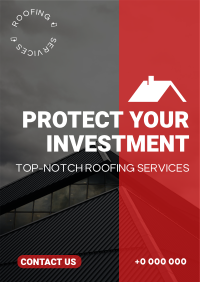 Top-Notch Roofing Services Flyer Design