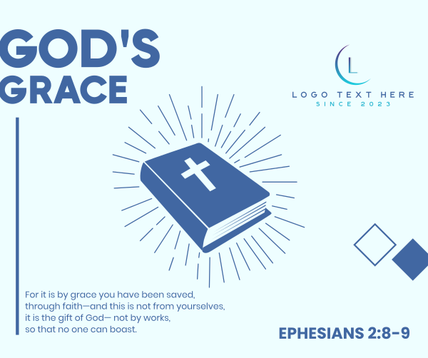 God's Grace Facebook Post Design Image Preview