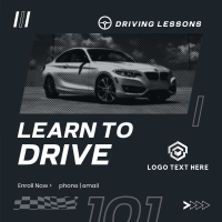 Your Driving School Instagram Post Design