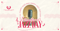 Elegant Jazz Day Facebook Ad Design