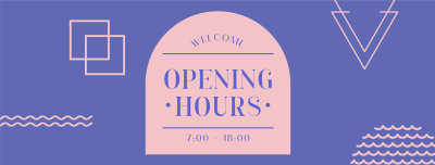 New Opening Hours Facebook cover Image Preview