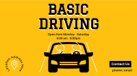 Basic Driving Facebook Event Cover Design