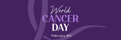 World Cancer Day Awareness Twitter header (cover) Image Preview