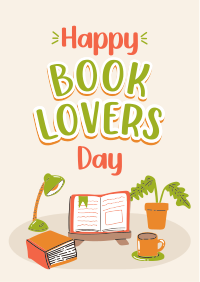 Book Day Greeting Flyer Design