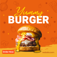 The Burger-Taker Instagram Post Design