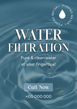 Water Filter Business Poster Image Preview