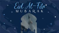 Joyous Eid Al-Fitr Facebook Event Cover Design