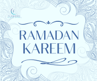Ornamental Ramadan Greeting Facebook post Image Preview