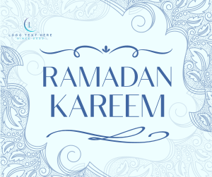 Ornamental Ramadan Greeting Facebook post Image Preview