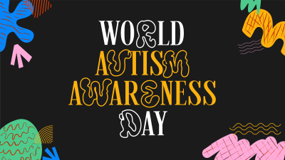 Quirky Autism Awareness Facebook event cover Image Preview