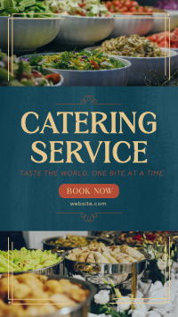 Sophisticated Catering Service TikTok Video Image Preview