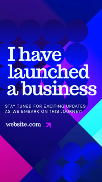 Geometric Gradient Business Opening Video Image Preview