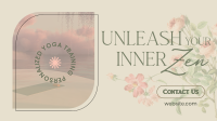 Yoga Floral Zen Animation Image Preview