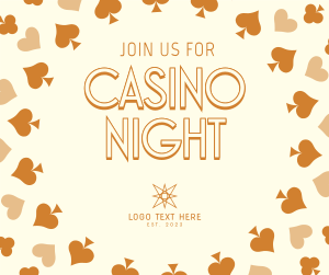 Casino Night Facebook post Image Preview