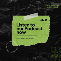 Listen Podcast Instagram post Image Preview