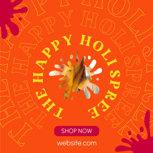 Holi Spree Instagram post Image Preview