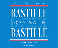 Happy Bastille Day Facebook post Image Preview