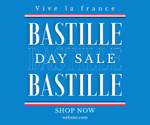Happy Bastille Day Facebook post Image Preview