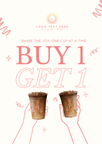 Buy 1 Take 1 Coffee Flyer Preview