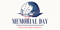 Honor and Remember Twitter Post Design