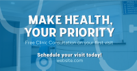 Clinic Medical Consultation Facebook ad Image Preview