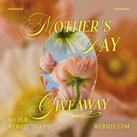 Mother Giveaway Blooms Instagram Post Design