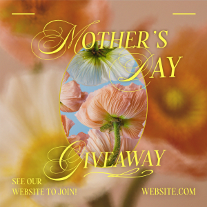 Mother Giveaway Blooms Instagram post Image Preview