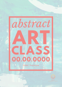 Abstract Art Flyer Design