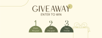 Simple Giveaway Instructions Facebook cover Image Preview