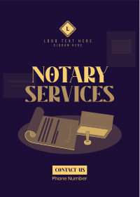 Notary Paper Flyer Image Preview