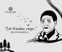 Nelson Mandela  Freedom Day Facebook post Image Preview