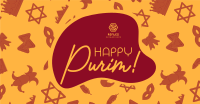 Purim Symbols Facebook ad Image Preview