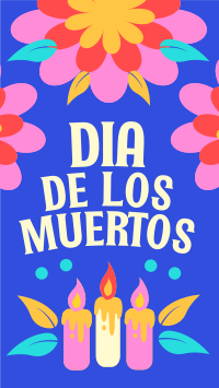 Dia de los Muertos Party YouTube Short Design